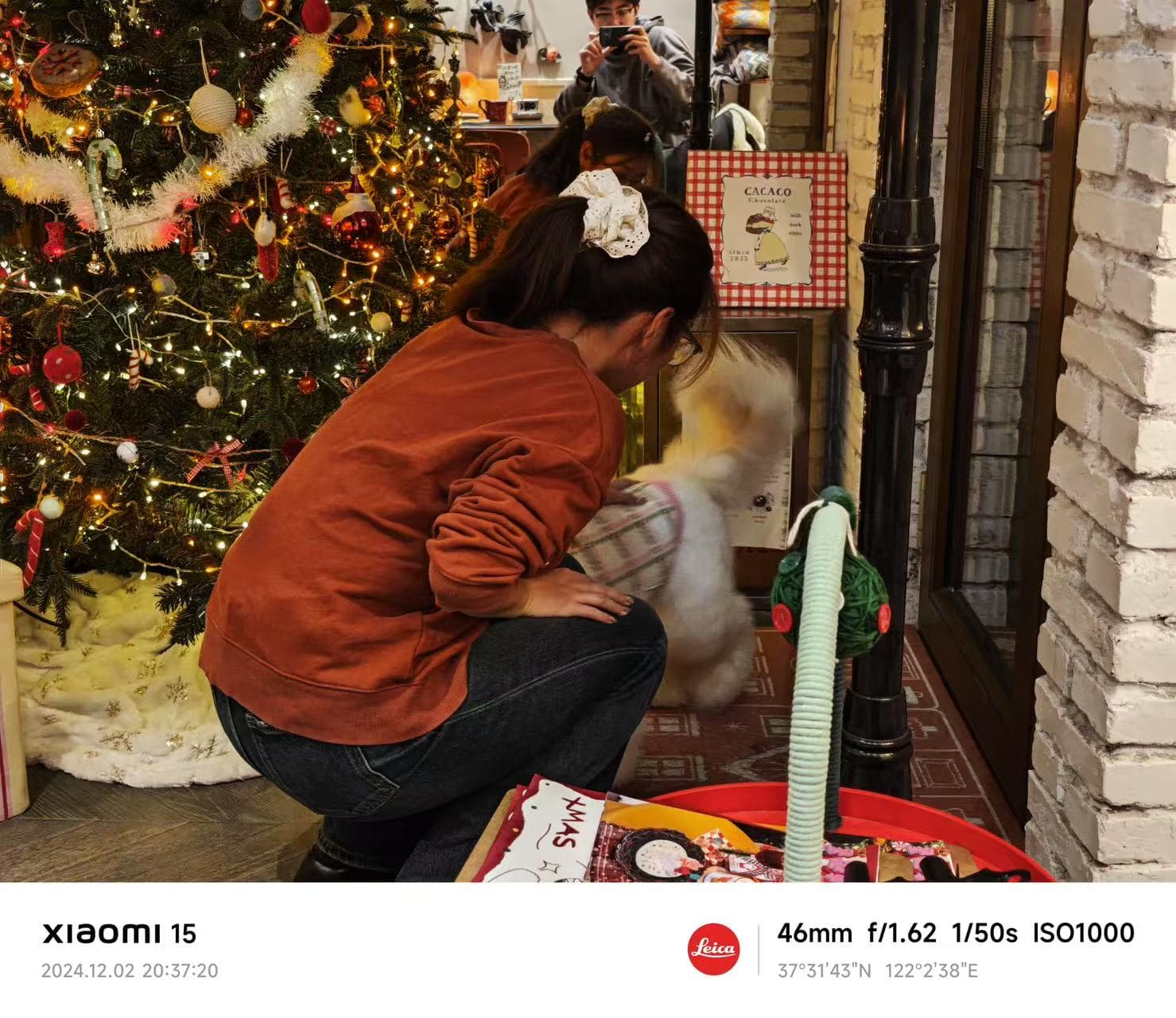 泡芙圣诞咖啡店
